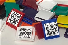 EZ Scan® QR Sticker Frame by Fitness Finders: Assortment of sticker frame tokens w/ QR code stickers, student fitness awards