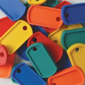 Standard Dog Tag by Fitness Finders: Colorful dog tag tokens, student award and motivation incentives