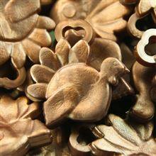 Bronze turkey medals perfect for rewarding achievements during Thanksgiving, showcasing a festive design ideal for encouraging healthy behaviors in young people.