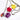 Silver Chains by Fitness Finders: Silver chain with an assortment of colorful number, star, book, and Toe Tokens, for student awards