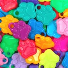 Carnival Paw Print by Fitness Finders: Colorful assortment of paw print tokens for classroom rewards and reading programs