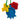 Paw Print by Fitness Finders: Red paw print, yellow trophy, and blue Good Effort medal on a chain, student achievement awards