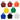 Paw Print by Fitness Finders: 8 colorful paw print tokens, student fitness awards & school mascot
